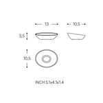 Soap Dish, Matt White, Unique Design Soft-finish Coating, Saku Collection