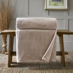 Hardwick Heavyweight Supersoft Fleece Throw | 150cm x 180cm | Pink