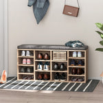 Multi-storage Shoe Rack 14 Compartments Moving Shelves | One Size | Natura
