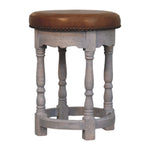 Artisan Furniture Solid Wood Rustic Charm Stool
