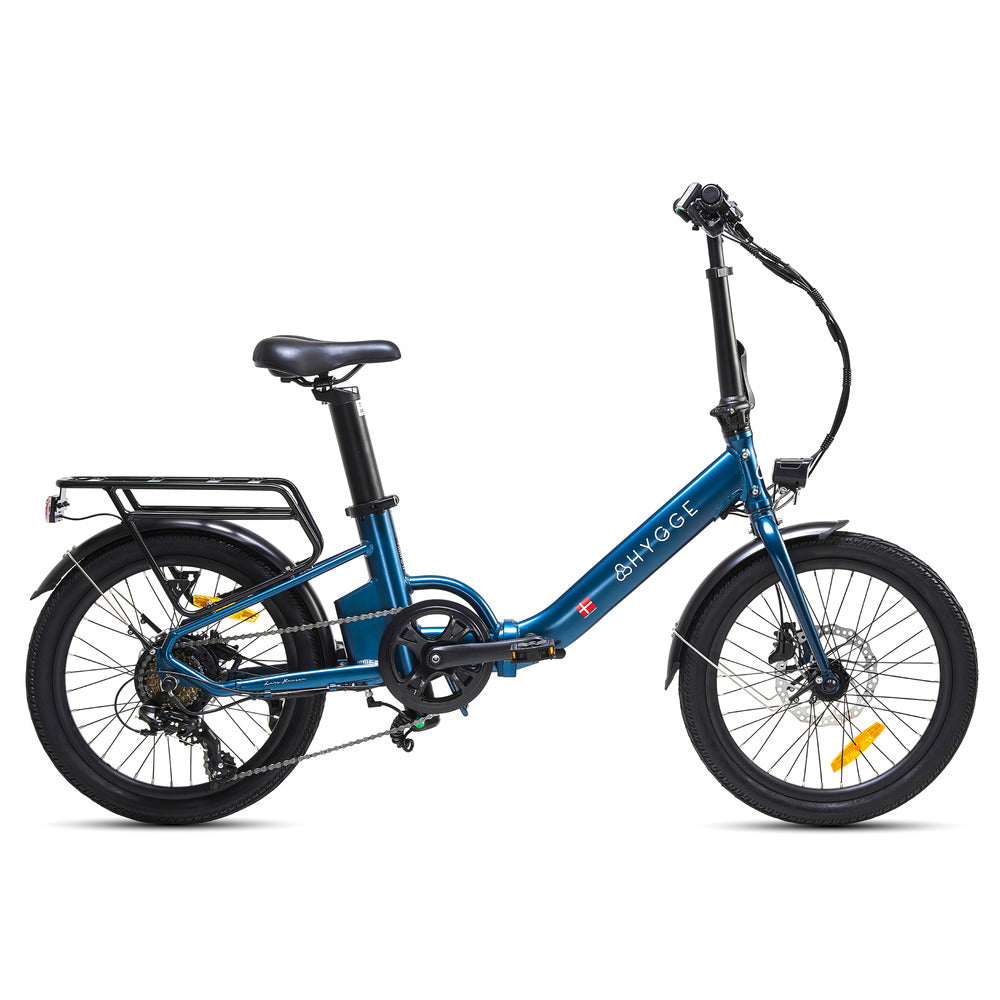Virum Step 2024 Folding Electric Bike Lightweight E-bike | Sapphire Blue | Blue