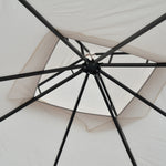 Gazebo Party Tent Canopy Sun Shade For Patio Garden 3x3metre | Beige