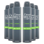 Men+care Fresh Antiperspirant Deodorant Spray For 48h Protection 200ml, 6pk