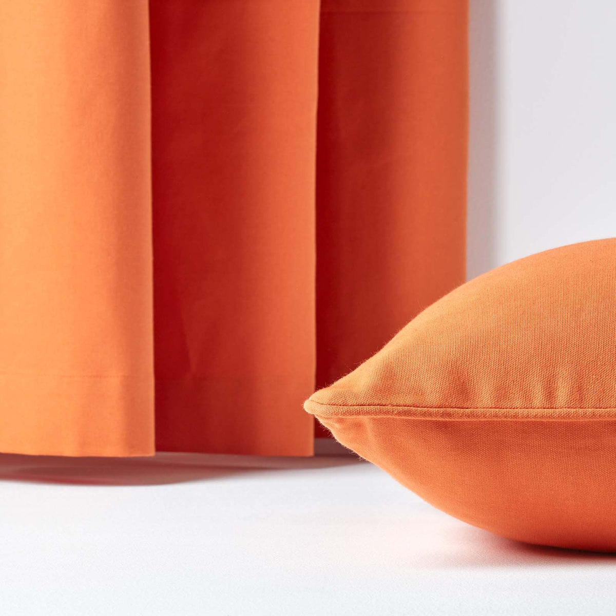 Cotton Plain Cushion Cover | 60cm x 60cm | Burnt Orange