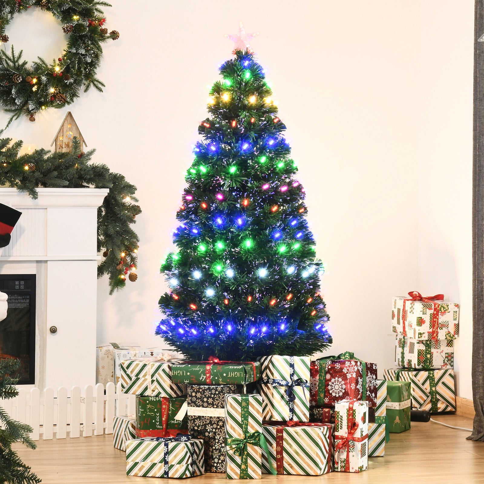 5ft Pre-lit Christmas Tree With 170 Lights | 5ft | Green