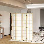 4 Panel Folding Room Divider, 160 X 170cm