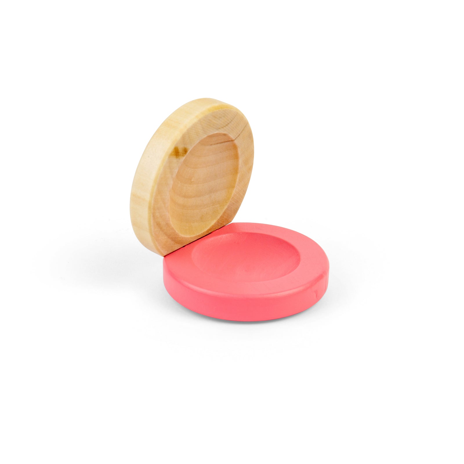 Wooden Castanets One Pair | Pink
