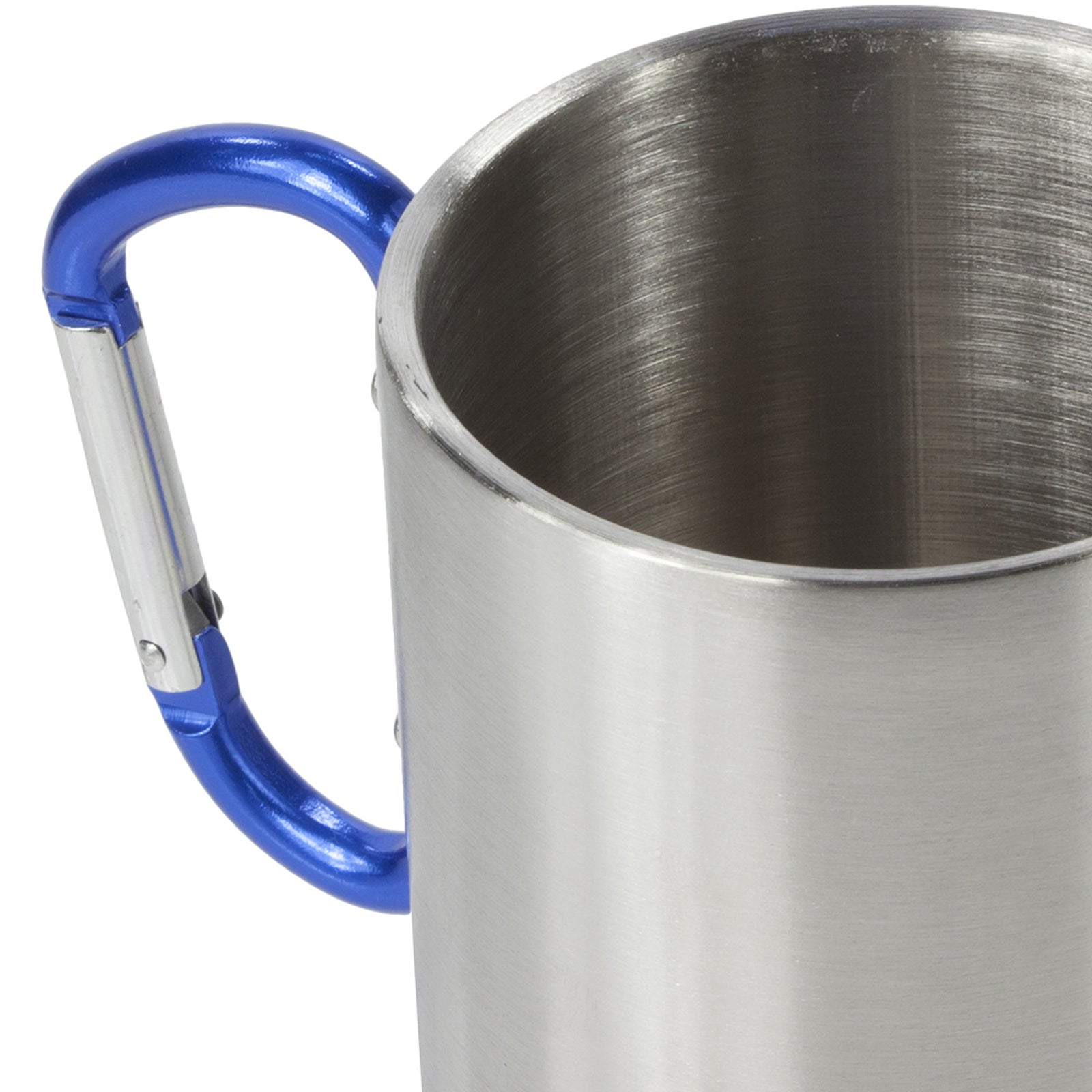 Great Outdoors Steel Karabiner Mug/cup | One Size | Silver