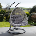 Oakley Double Swing Egg Pod Chair | Dark Grey
