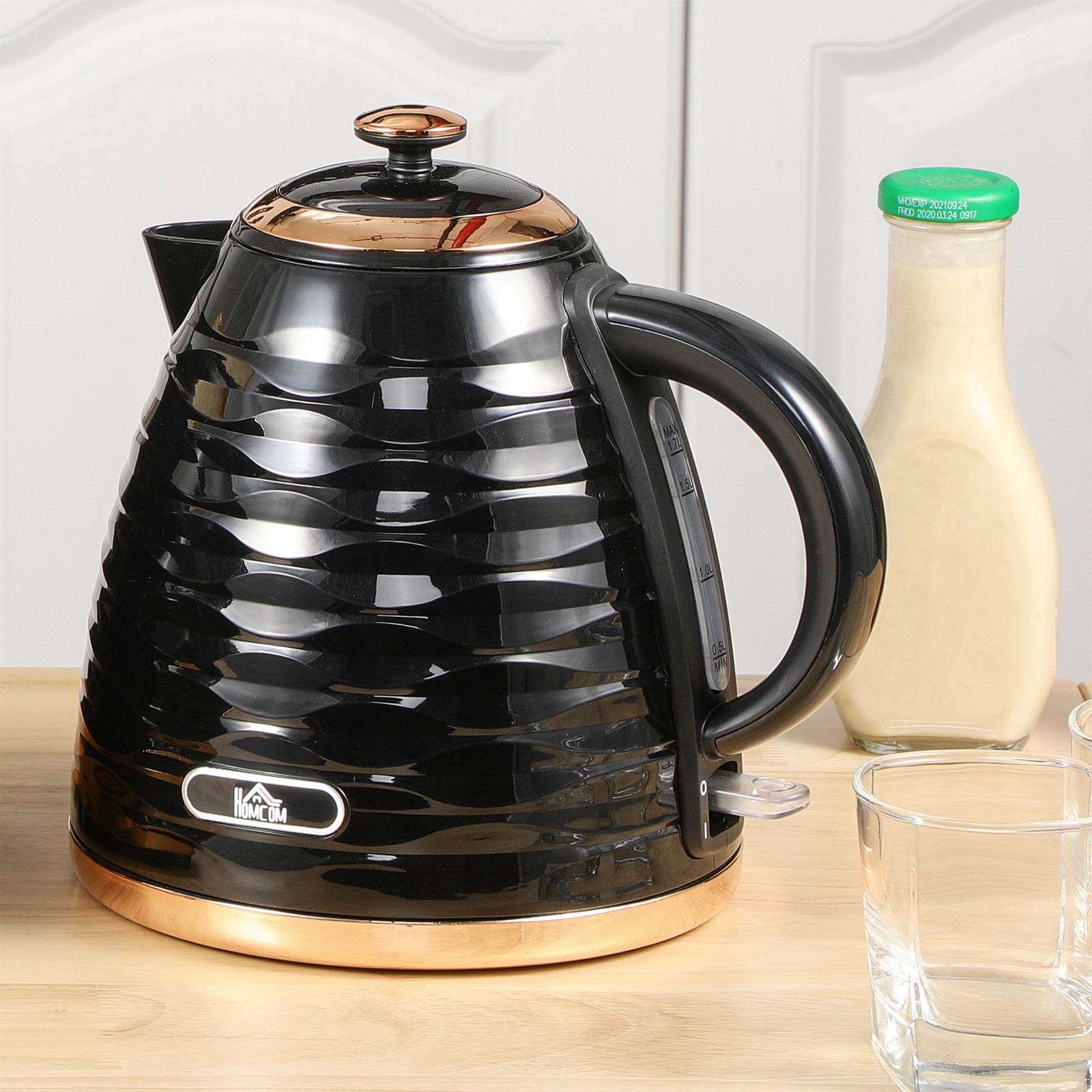 Electric Kettle, Fast Boil, 1.7l, 3kw, Swivel | Black
