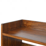 Solid Wood Chestnut Nordic Storage Bench