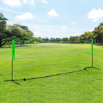 5m Portable Badminton Set With Adjustable Net | Green