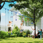 10 Piece Zip Line Kit For Kids, 10m Kids Slackline Kit For Outdoor Garden