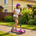 AIYAPLAY Electric Scooter For Kids, 3 Wheel Foldable Kids Scooter