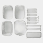 Living and Home Laundry Basket Bathroom Clothes Storage On Wheels