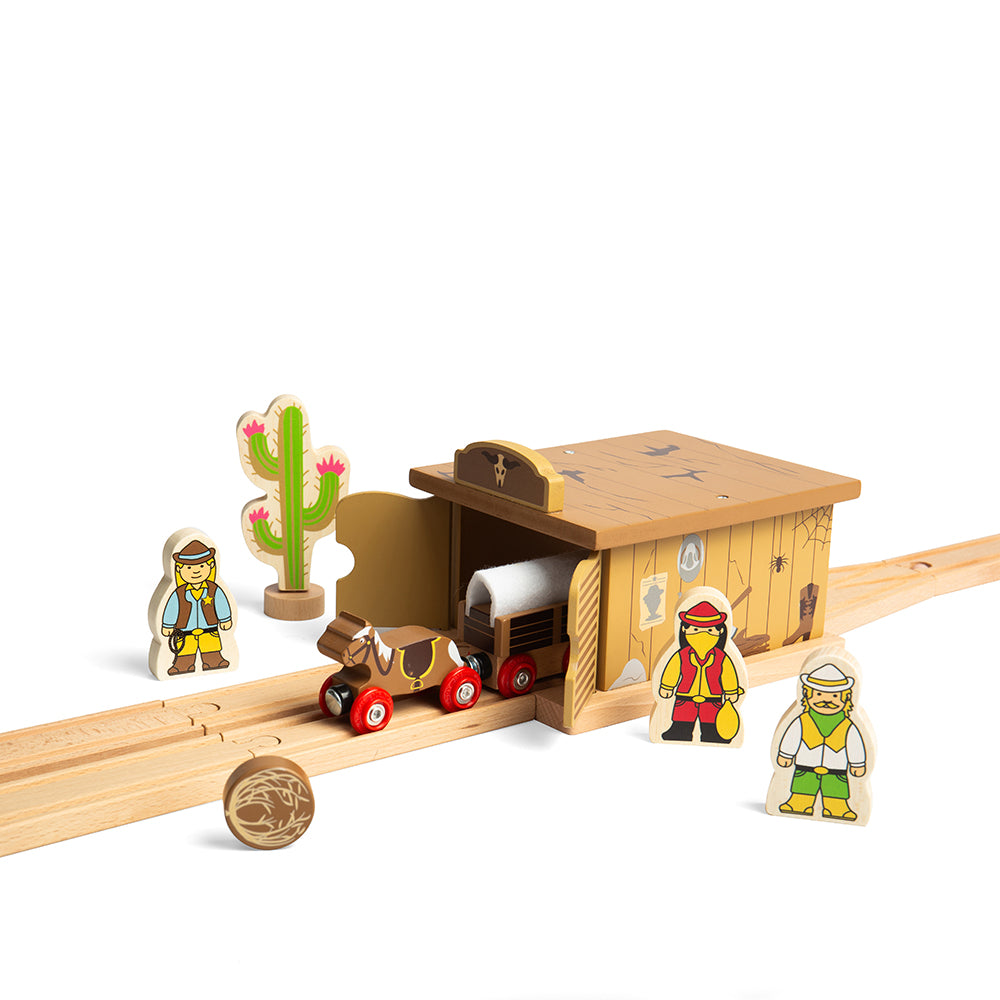 Saloon Railway Tunnel for Wild West Train Set