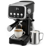 HOMCOM Espresso Machine With 20-bar Pressure, Black