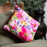 Tropical Indoor Outdoor Cushion Set Of 4 Water Resistant Cushions
