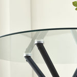 Stylish New York Dining Table Set with 4 Charlotte Velvet Chairs | Grey