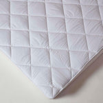 Luxury Extra Thick 500 Gsm Cotton Mattress Topper | European King | White