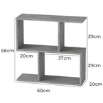 Levede Narrow Side Table Slim End Sofa Table Living Room Storage Modern