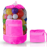 Nylon Toy Storage Bag And Play Mat Pink