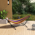 9.5ft Portable Hammock 4 String, Brazilian, Flat, Rope Styl