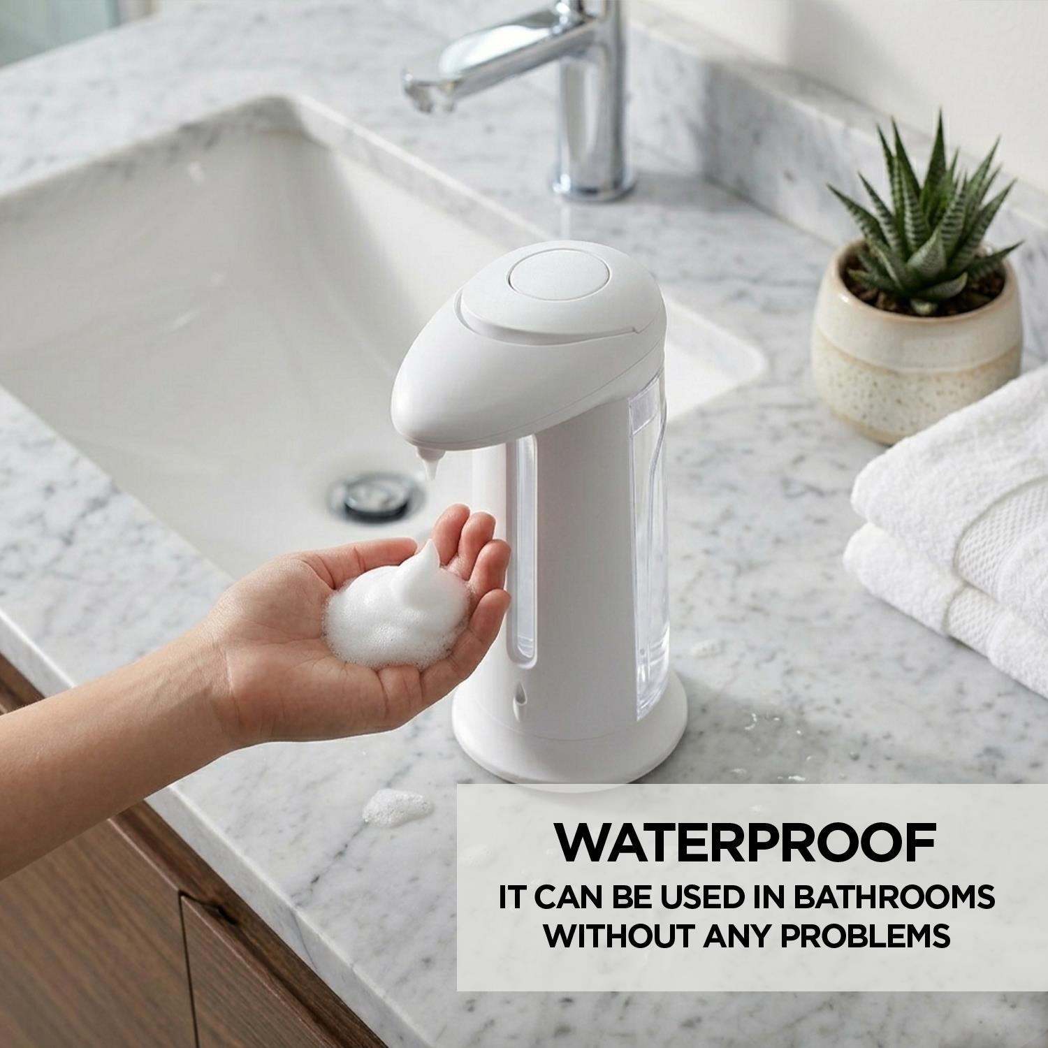 Automatic Foaming Soap Dispenser Freestanding, Motion Sensor, 330ml