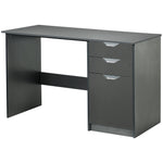 Computer Desk W/ Drawers Modern Writing Workstation For Home