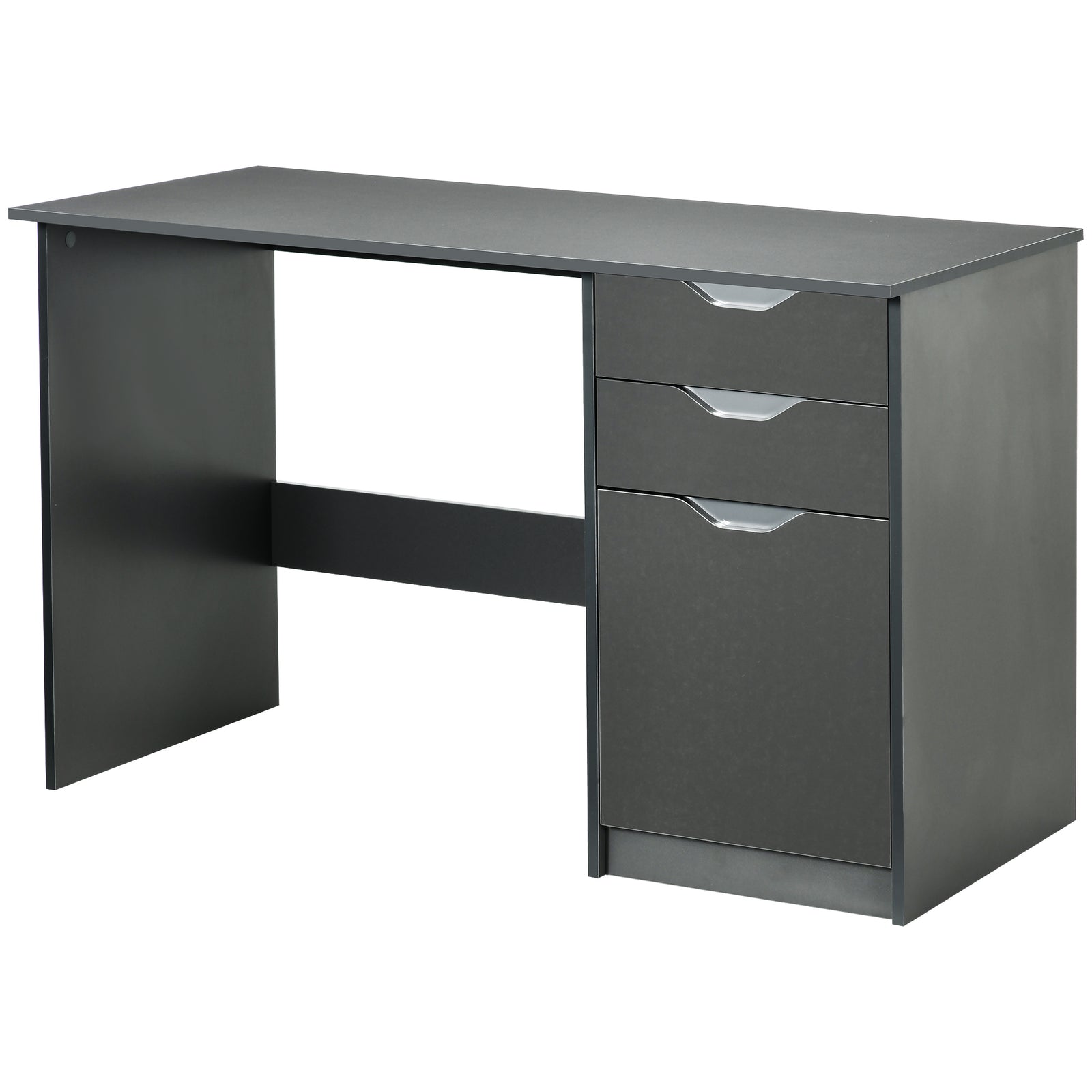 Computer Desk W/ Drawers Modern Writing Workstation For Home