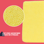 Hillington Windscreen Cleaning Pads Microfibre Demister Car Glass