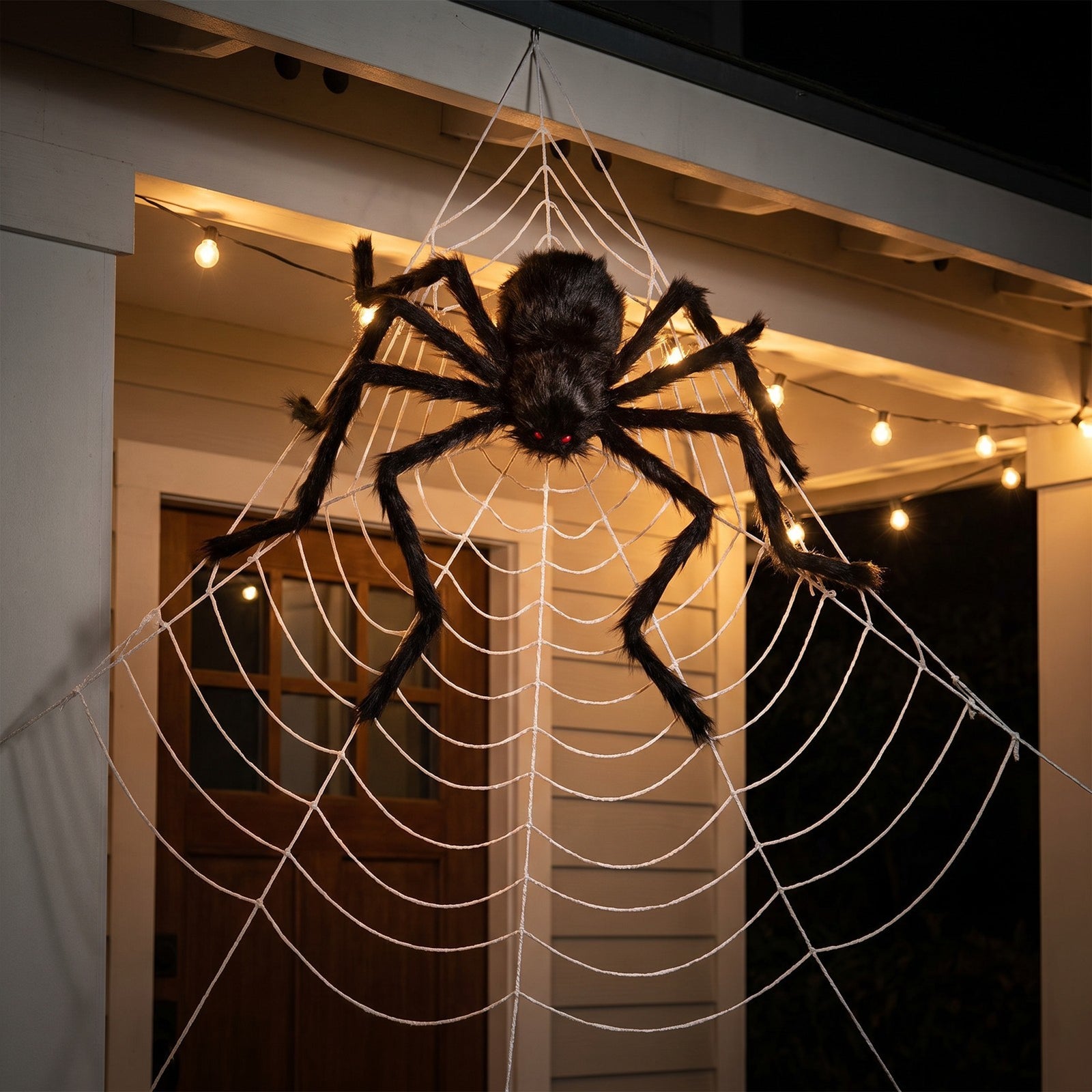 Breeins Halloween Giant Spider & Web Decorations