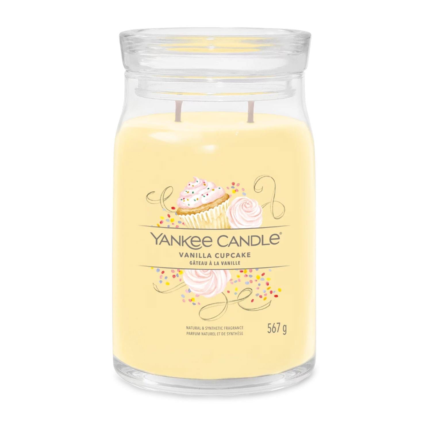Signature Large Jar Scented Candle - Vanilla Cupcake, 567g