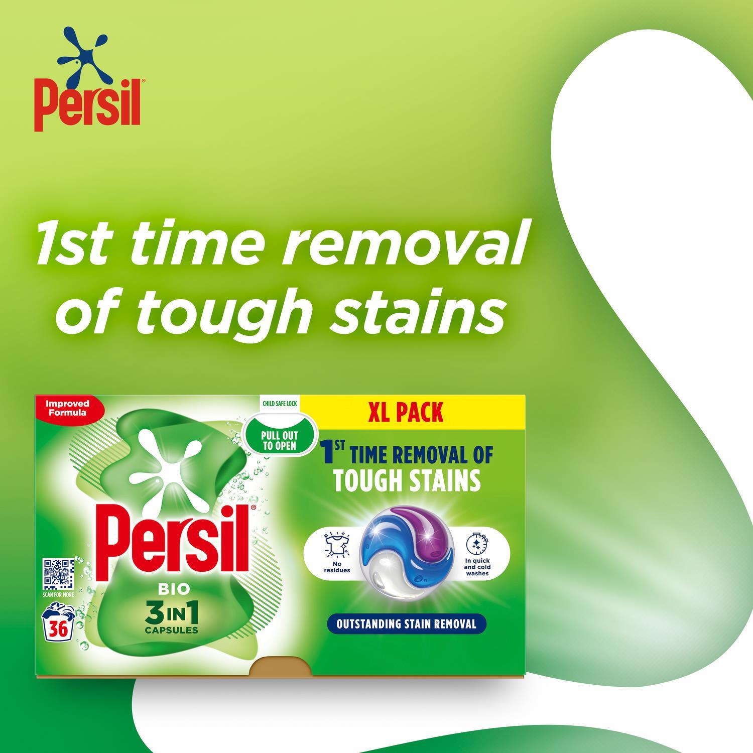 Xl 3in1 Washing Capsules Bio Stain Removal W/ Lasting Freshness 36w | Set of 4
