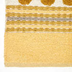 Cotton Chenille Striped Tufted Circle Rug | 200cm | Mustard