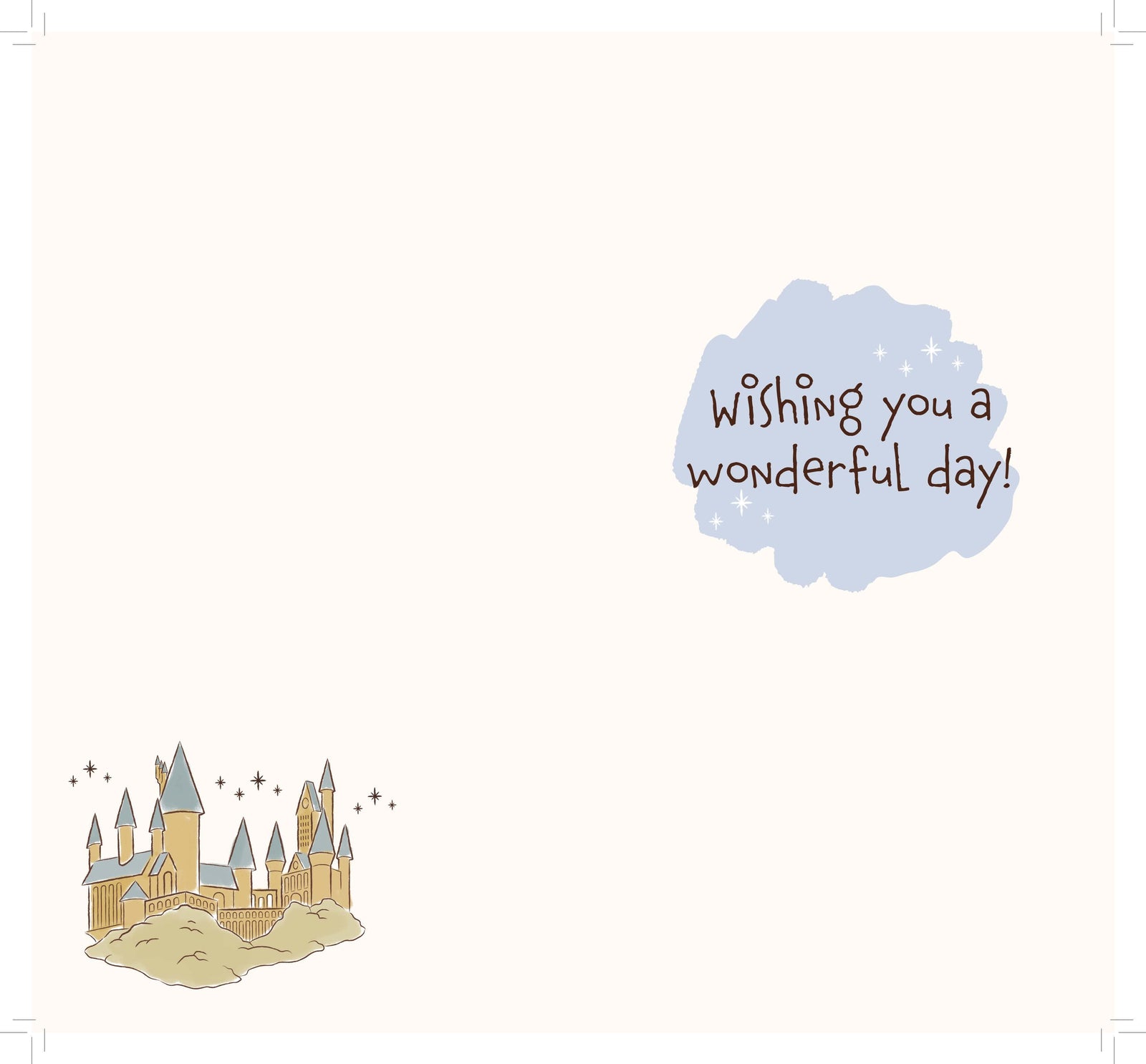 Harry Potter Cartoon Birthday Card Official Product