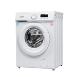 9kg Front Load Washing Machine – Slim Design With 15 Wash Programs, Quick & Steam Wash, Child Lock, Led Display, And Inverter Motor