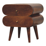 Solid Wood Bubble Chestnut Bedside