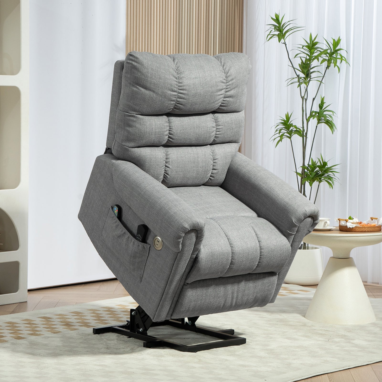Power Lift Recliner Chair For Elderly, Massage And Heat
