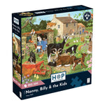 The House of Puzzles Nanny Billy & The Kids Big 500 Piece Jigsaw Puzzle