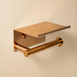 Paper Holder With Cover Brushed Copper Pvd Architect Sp