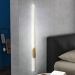 Modern Gold Aluminium Linear Led Wall Lighting Fixture 100cm | White