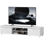 Modern Tv Unit With Cabinet Shelf For Living Room