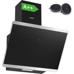 60cm Wall Mounted 3-speed Angled Range Hood With Touch Screen Class A++