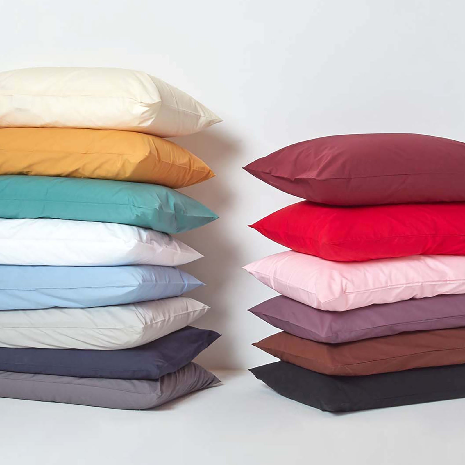 Continental Egyptian Cotton Pillowcase 200 Tc | 40 x 80cm | Chocolate