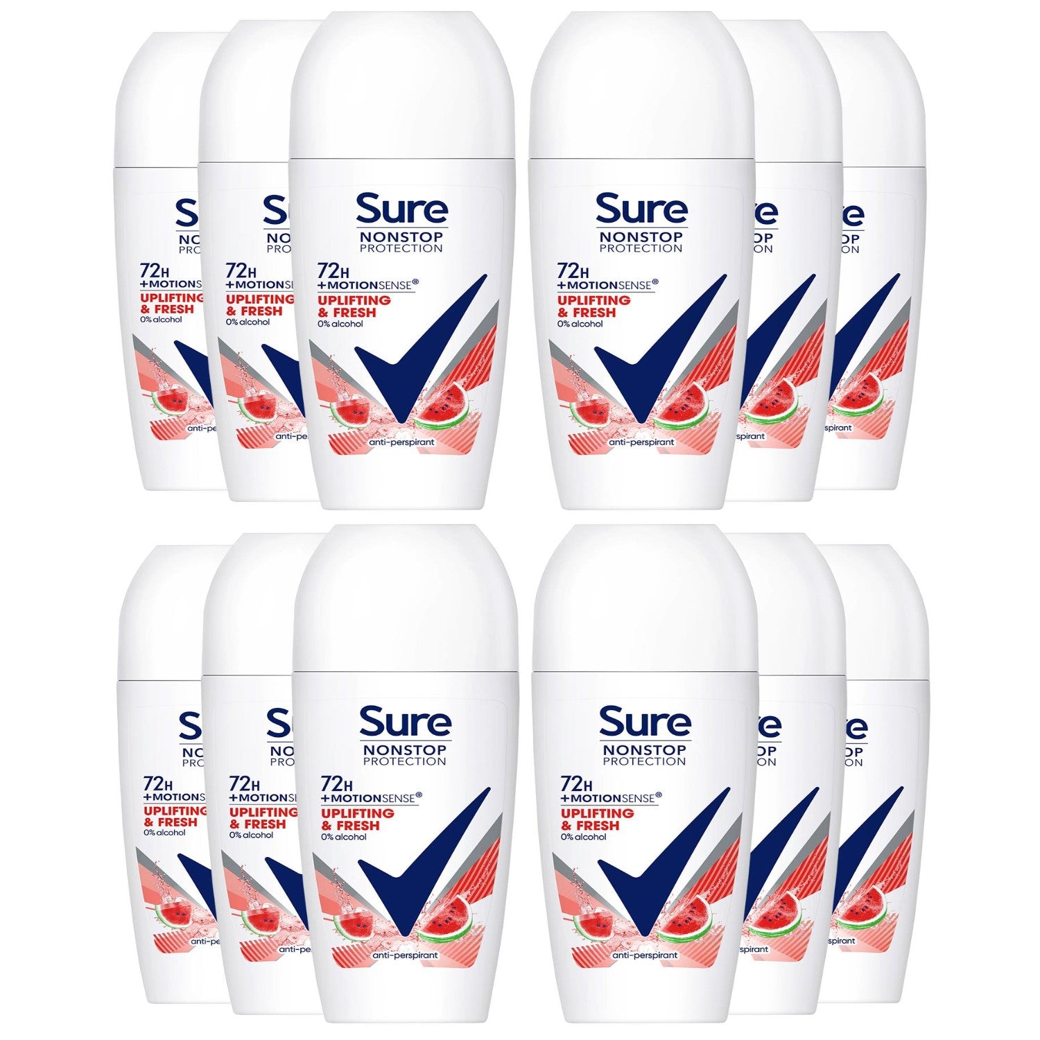 Women Motion Sense Ap Deodorant Rollon 72h Nonstop, 50ml,12pk | One Size