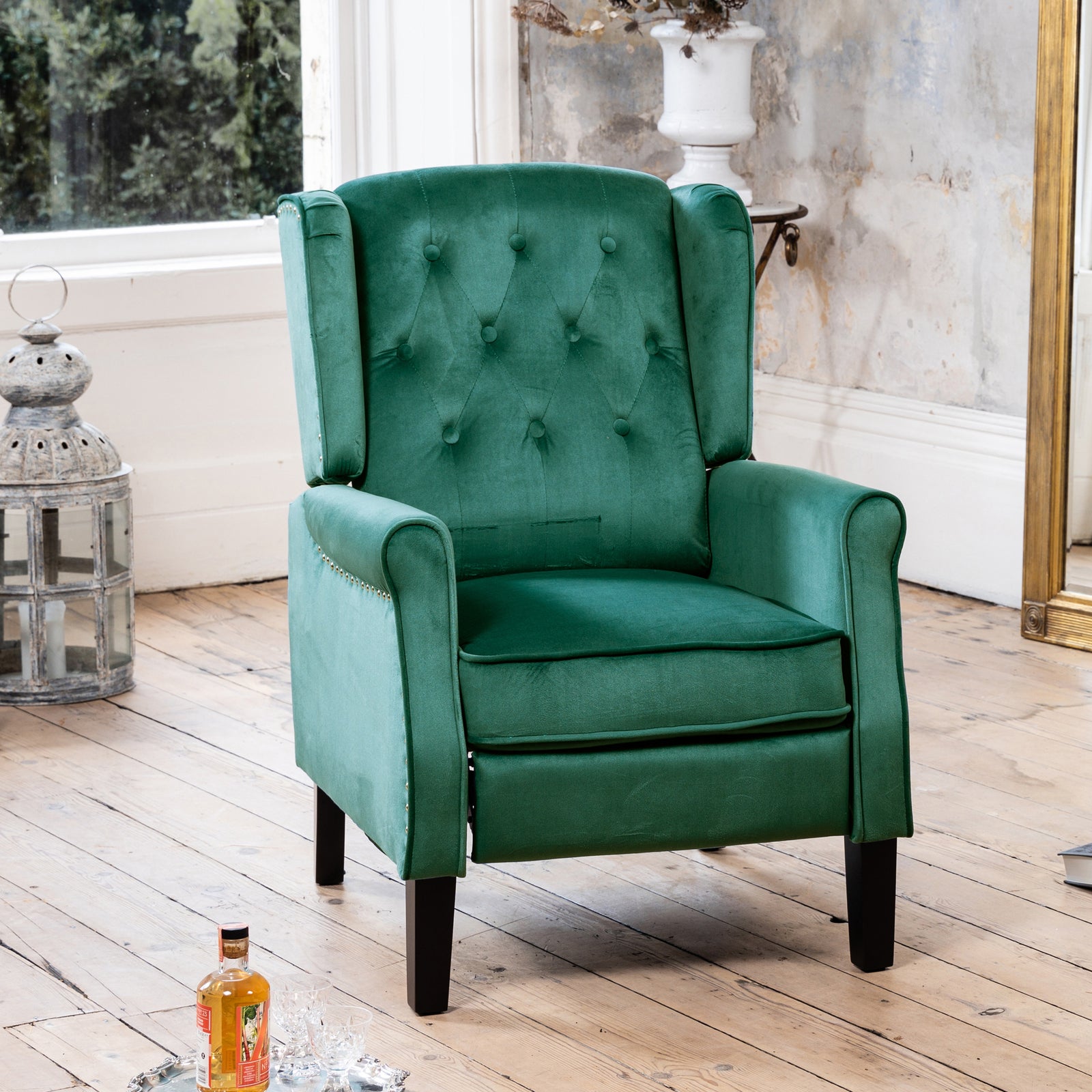 Annapoli Recliner Armchair | Green