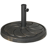 18kg Resin Garden Parasol Base Round Stand