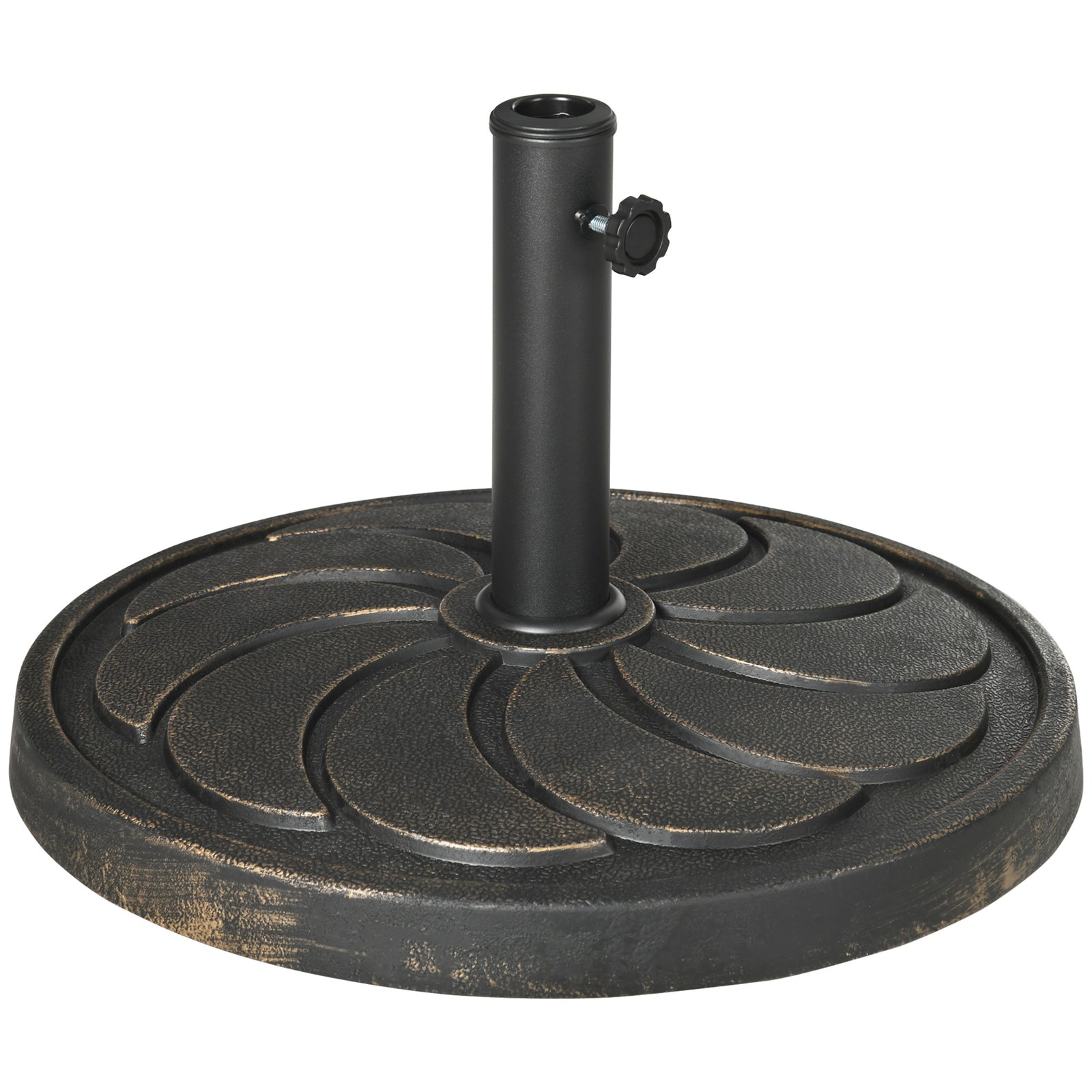 18kg Resin Garden Parasol Base Round Stand