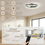 Ceiling Fan With Light And & App Control, 6 Speed, 50 Cm | Black